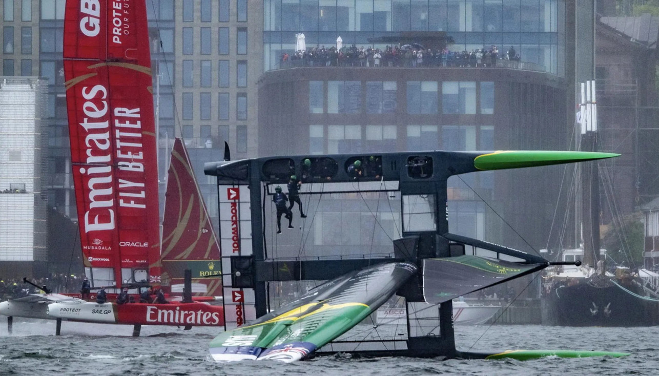 SailGP. Дождь, переворот, фотофиниш и прочие неожиданности