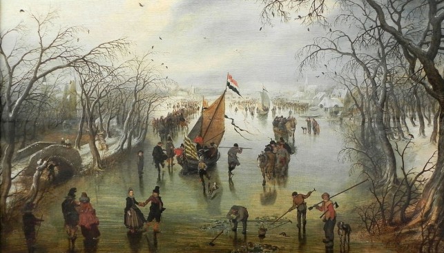 Адриан ван ден Венне. Зима. 1614 г.